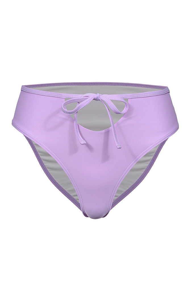 Camille Tie Front Bikini Bottom in Lilac. Shop Now Pay Later with Afterpay.